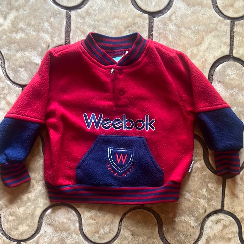 Weebok by Reebok - Kids Red and Blue Sweatshirt